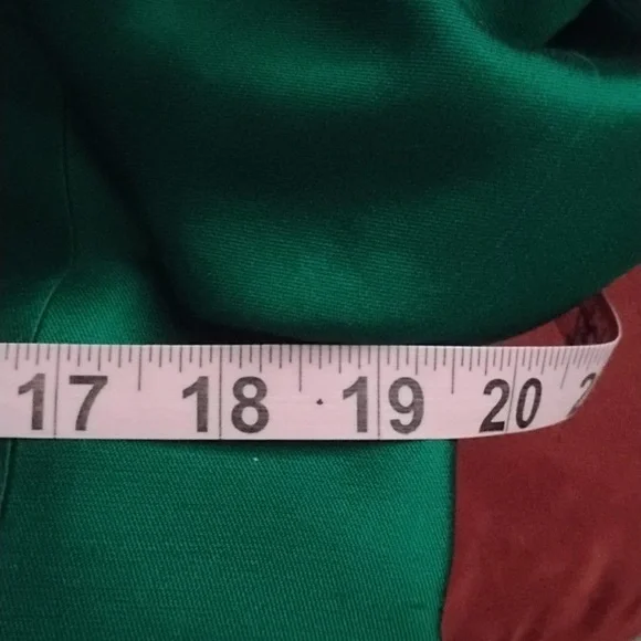 Vintage 50's 60's Emerald Green Raw Silk Suit Mink Cuffs Marissa California New? - Picture 8 of 11